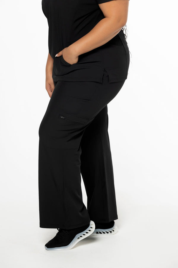 CSCRUBS CASUAL COLLECTION HIGH-WAISTED FLARE PANT | CASUAL WP1 (SIZE: REGULAR)